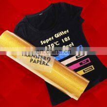 Korea Quality Hot Sell Heat Transfer Glitter Vinyl For Clothing T-Shirt thumbnail-2