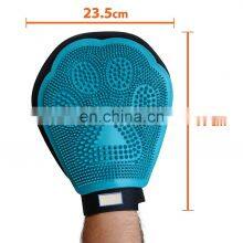 Superior Pet Cleaning Products Blue Pink Silicone Pet Bath Hair Grooming Glove thumbnail-4