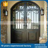 Premium Quality Modern Wrought Iron Security Doors Design thumbnail-1