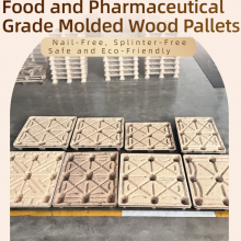 Food and Pharmaceutical Grade Molded Wood Pallets — Nail-Free, Splinter-Free, Safe, and Eco-Friendly thumbnail-4