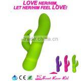 Top Selling High Quality Pocket Size Soft Felling Two Powerful Motors Rabbit Vibrator Vagina Sex Toys thumbnail-4