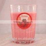 Pillar Shape and Paraffin Wax Material Scented Candles in Glass Jar thumbnail-6