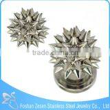 TP011244 New Season Stainless Steel Gold Plating Ear Flesh Tunnel Spikes Body Jewelry thumbnail-4