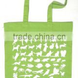 best seller cotton green handle bag