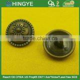 Zinc Alloy Metal Shank Button In Anti-brass Color -- MJ1398