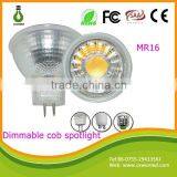 MR16 Quartz Glass Cob Spot Lighting Wholesale Competitive Price 5w Led Glass Ceiling Spotlight