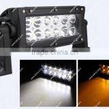 36W 4X4 Offroad Led Bar Lights,amber and White Led Light Bar,7.5 Inch Offroad Led Light Bar