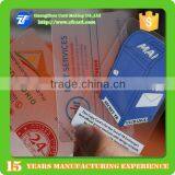 One Side Printed Transparent Pvc Card 0.5mm