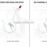 Car Window Visor,Door Visor,Wind Deflector Chevy Tahoe/GMC Yukon 95-99 Crew Cab thumbnail-2