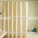 PVC Home Goods Shower Curtain With Metal Eyelets