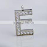 IN91207 New Design Alphabet Style Charm Pendant Initial Jewelry Stainless Steel Letter Necklace