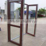 Wood Color Frame Cheap House Casement Door for Sale in Foshan thumbnail-2