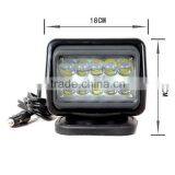 360 Degree Rotating 50W Led Search Light Remote Control Spot Work Light For Jeep Off Road Vehicles Trucks Boat