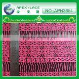 APN3654-Fashion Trends Polyester Lace Mesh Fabric Guangzhou Lace for Chair