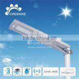 Modern Design Auto PIR Sensor Integrated Solar LED Street Lamp All in One thumbnail-4