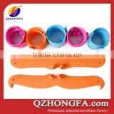 Newest 2015 Beard Shaped Silicone Slap Bracelets thumbnail-1