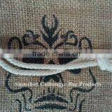 Jute Burlap Drawstring Bags thumbnail-5