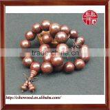 Unisex Buddhist Wood Bracelet, Wood Charm Bracelet, Wood Beads Charm 15mm and 20mm thumbnail-6