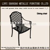 Hot Sale!! cast aluminum salon furniture dining chair