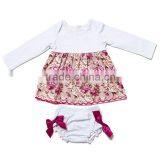 2016 Summer Organic Cotton Import Baby Clothes Children Frocks Designs 2016 thumbnail-1