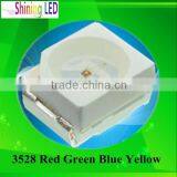 High Luminosity 1.8-2.4V 587-595nm 0.06W Epistar SMD 3528 LED Yellow