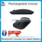 2016 China Factory Latest Univesal Slim 2.4 g Rechargeable Wireless Bluetooth Mouse thumbnail-1