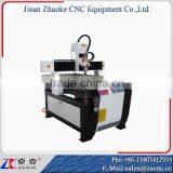 China Small Size Metal CNC Router Machine ZK-6090 For Aluminum Copper 600*900MM With Hybird Servo Motor&Wireless Handwheel