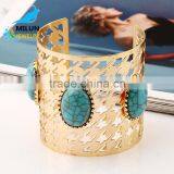 Latest Design High Quality Punk Style Iron Cuff Bangle Bracelet For Women thumbnail-5