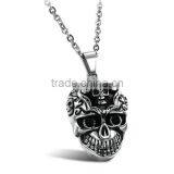 Fashion Black Stainless Steel Jewelry ,stainless Steel Skull Pendant thumbnail-4
