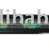 Red and Green One Line Led Moving Sign,13 Characters With 53mm High Font;P7.62mm;Pixel Resolution:7*80;16100*660*34mm