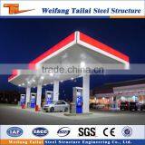 Steel Structure Space Grid Petrol Station