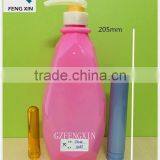 Personal Care Use 600ml PET Plastic Shampoo Bottle