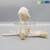 New Product Lovely Monkey Soft Toy in White and Brown Color thumbnail-5