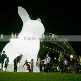 Giant Inflatable Rabbit Inflatable LED Floodlight Bunny for Advertising Decoration thumbnail-1