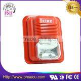 12v/24v With Flash Fire Alarm Siren