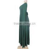 Hot Selling New Design Long Maxi Dress Long Sleeve One-piece Dress thumbnail-5
