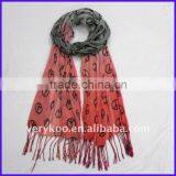 Fashion Peace Symbol Printed Cotton Scarf / Shawl(FCH-11286-5) thumbnail-1
