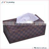 Professional Manufacture Unique Leather Tissue Box With High Quality Material in Shanghai thumbnail-4