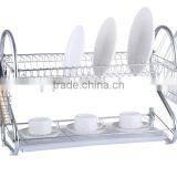 High Quality Hot Selling 2 Tier Kitchen Dish Rack