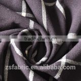 ZHENGSHENG Polyester/Rayon Blend Stretch Fabric with Checks pattern For Winter Garment Twill fabric