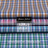 50s Yarn Dyed Cotton Shirting Fabric, Colorful Check/Plaid Fabric, Plain Weaving Fabric