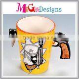 Hot Sales New Design Ceramic Tea Infuser Mug Unique Design Welcome thumbnail-1