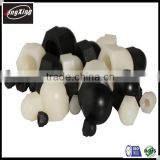 Hot sales hexagon domed cap nylon nut/Black nylon dome cap nuts,plastic cap nuts