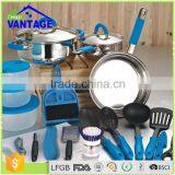 Fashionable 23pcs Kitchen Set Induction Cookware Stainless Steel With Saucepan, Frypan, and Pan Set Italian thumbnail-1