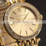 Women Japan Quartz Movement Ladies Fancy Crystal Watches thumbnail-4