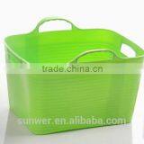 2016 useful plastic laundry basket with lids