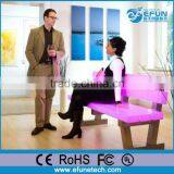 Color Change Glowing Luminous Beach Chair,plastic Outdoor Led Long Chair