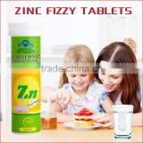 High Quality Kids Zinc Tablet, Effervescent Tablet Factory, Zinc Gluconate