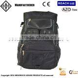 Black Waterproof Motorcycle Backpack, All Weather Motorcycle Helmet Backpack thumbnail-1