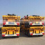 2016 Best Sale 40 Feet Tri-axle Skeleton Container Semi Trailer/skeletal Container Trailer Chassis/frame Truck Trailer for thumbnail-4